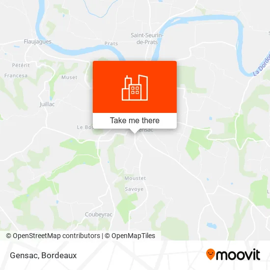 Gensac map