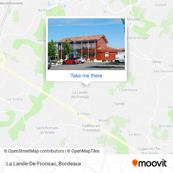 La Lande-De-Fronsac map