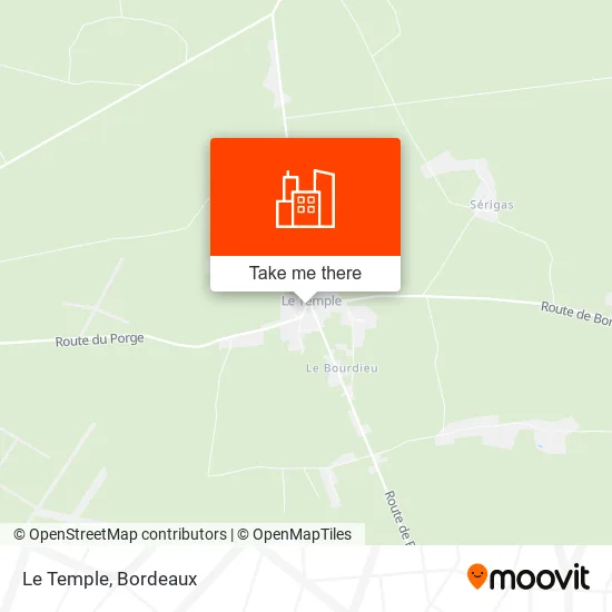 Le Temple map