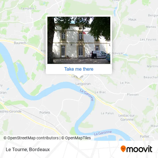 Le Tourne map