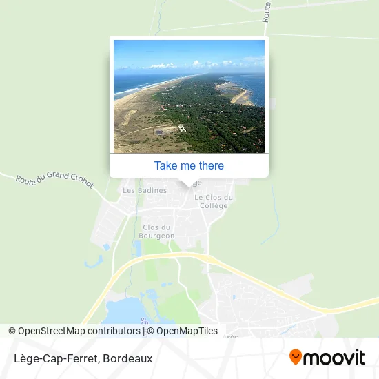 Lège-Cap-Ferret map