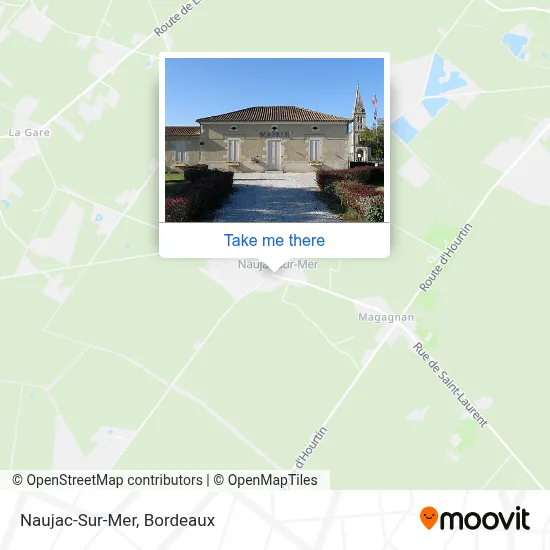 Naujac-Sur-Mer map