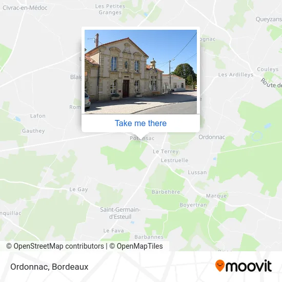 Ordonnac map