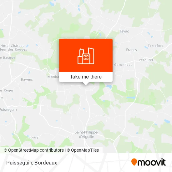 Puisseguin map