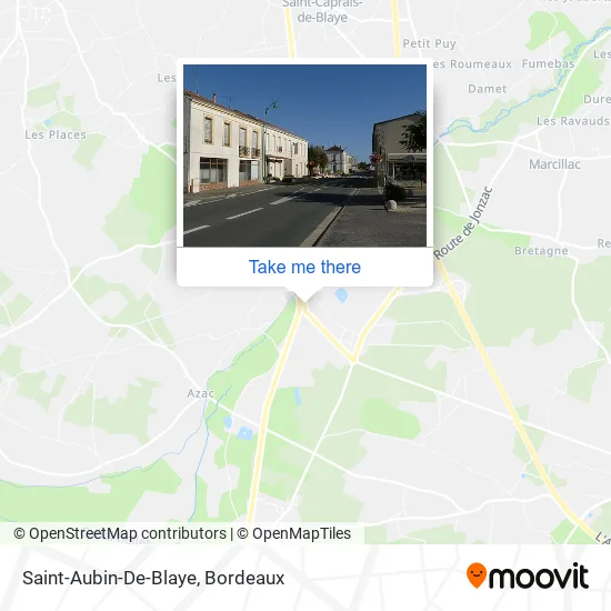 Saint-Aubin-De-Blaye map