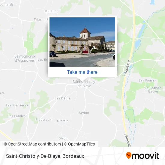 Saint-Christoly-De-Blaye map