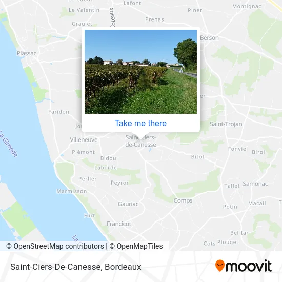 Saint-Ciers-De-Canesse map