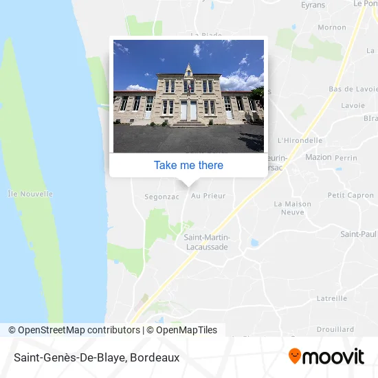 Saint-Genès-De-Blaye map
