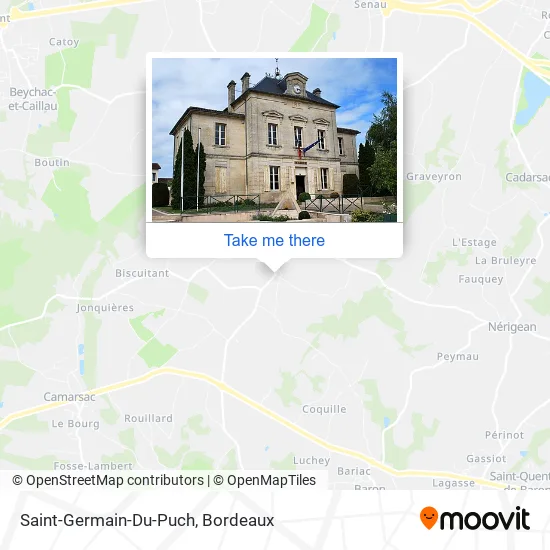 Saint-Germain-Du-Puch map