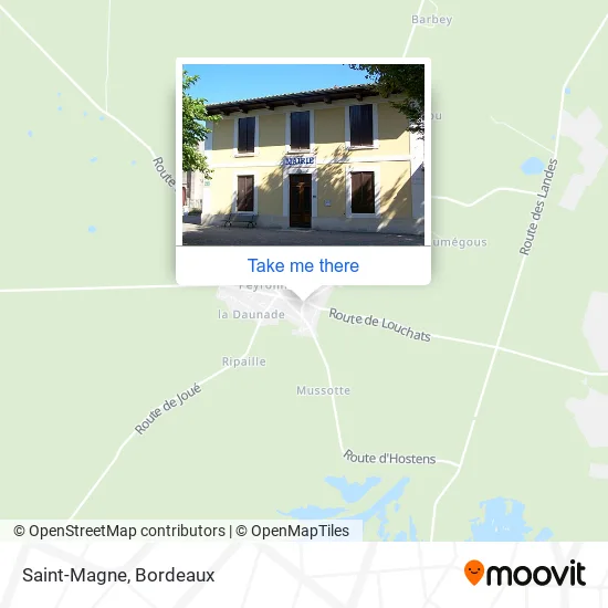 Saint-Magne map