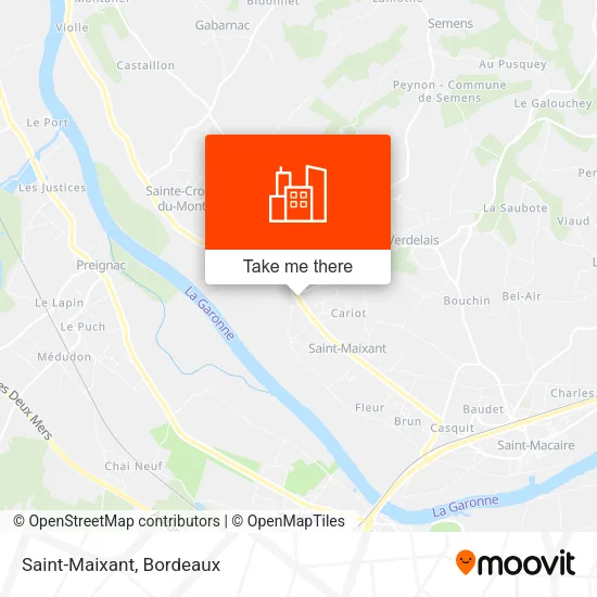 Saint-Maixant map