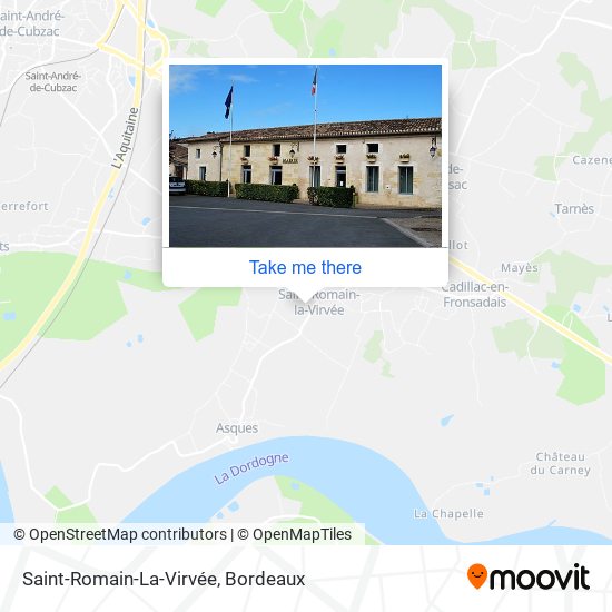 Saint-Romain-La-Virvée map