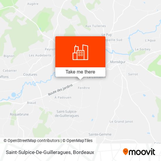 Saint-Sulpice-De-Guilleragues map