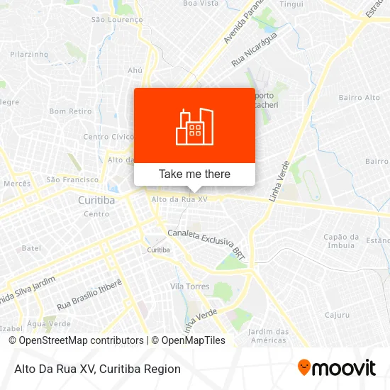 Alto Da Rua XV map