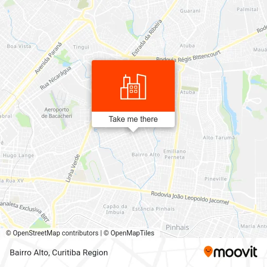 Bairro Alto map