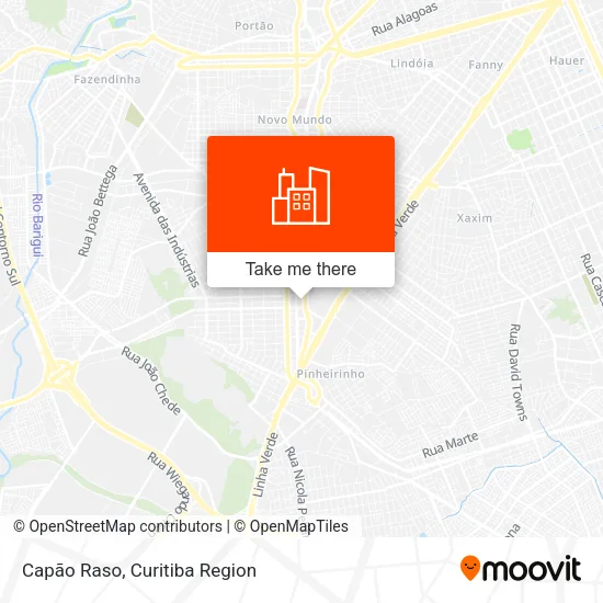Capão Raso map