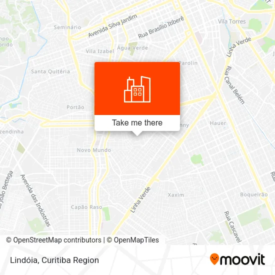 Lindóia map