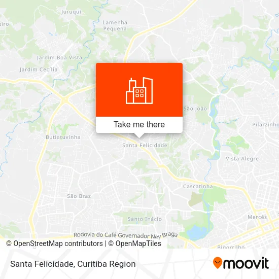 Santa Felicidade map