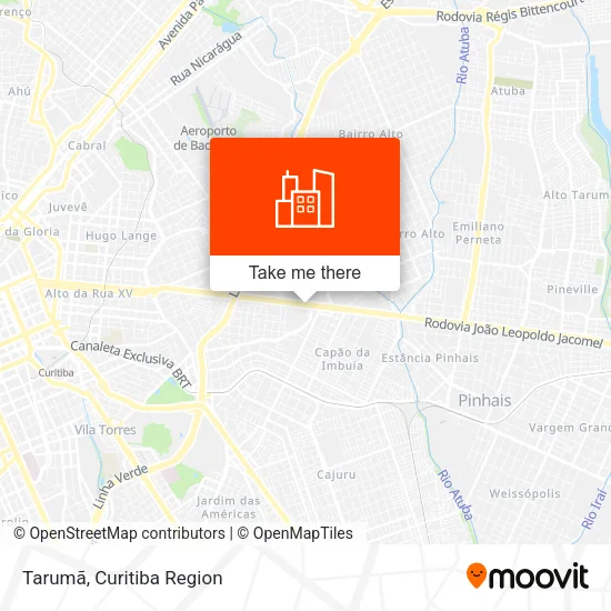 Tarumã map