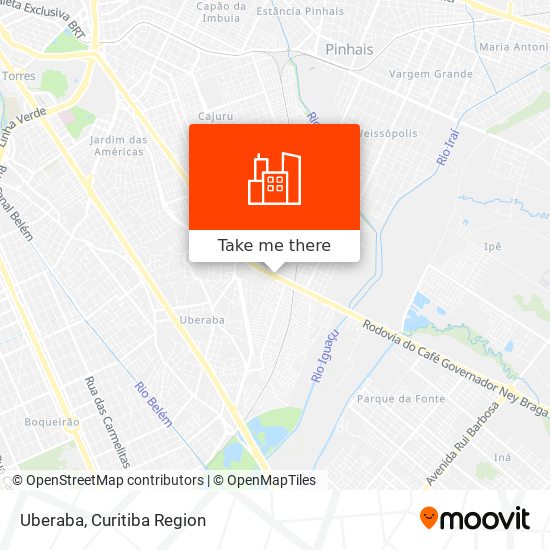 Uberaba map