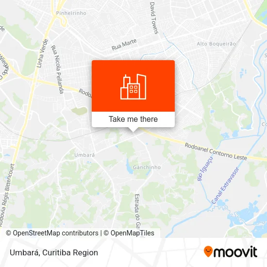 Umbará map