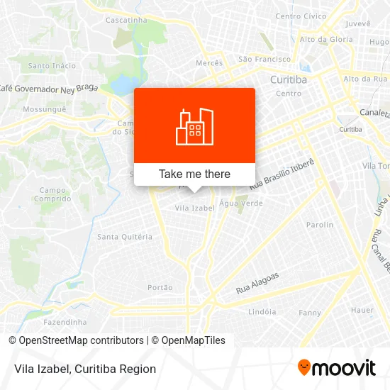 Vila Izabel map