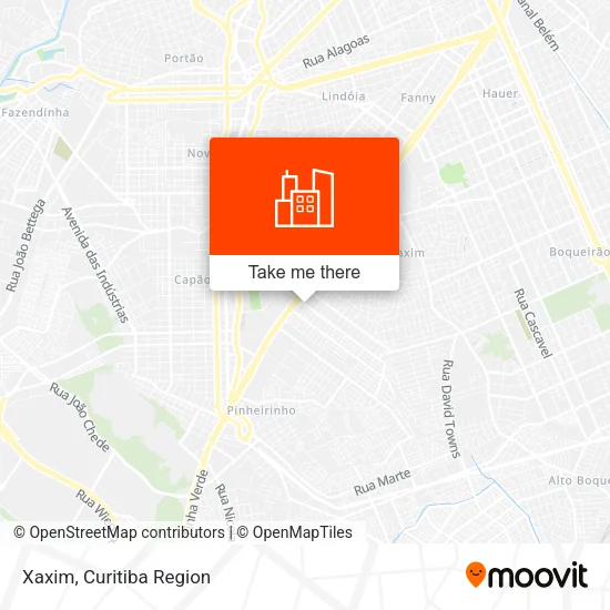 Xaxim map