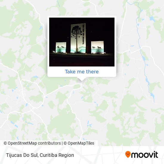 Tijucas Do Sul map