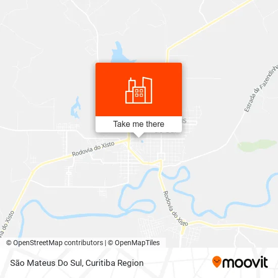 São Mateus Do Sul map