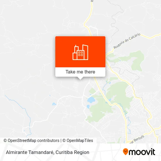 Almirante Tamandaré map