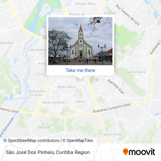 São José Dos Pinhais map