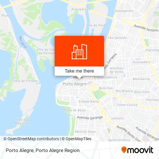 Mapa Porto Alegre