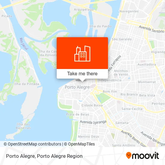 Porto Alegre map