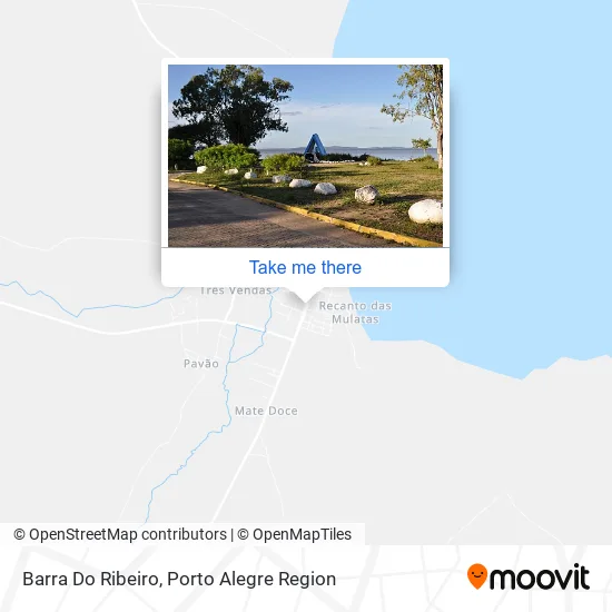 Barra Do Ribeiro map
