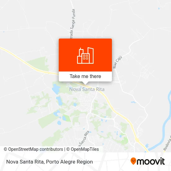 Nova Santa Rita map