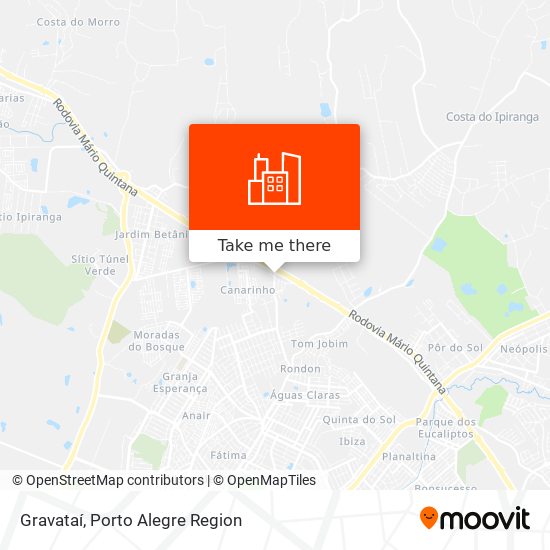 Gravataí map