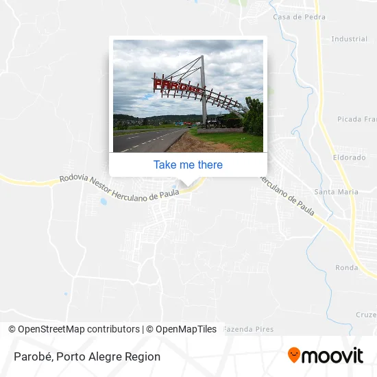 Parobé map