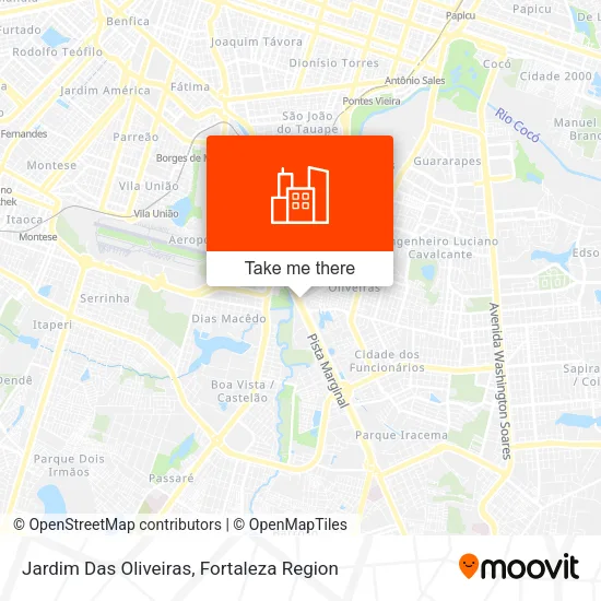 Jardim Das Oliveiras map