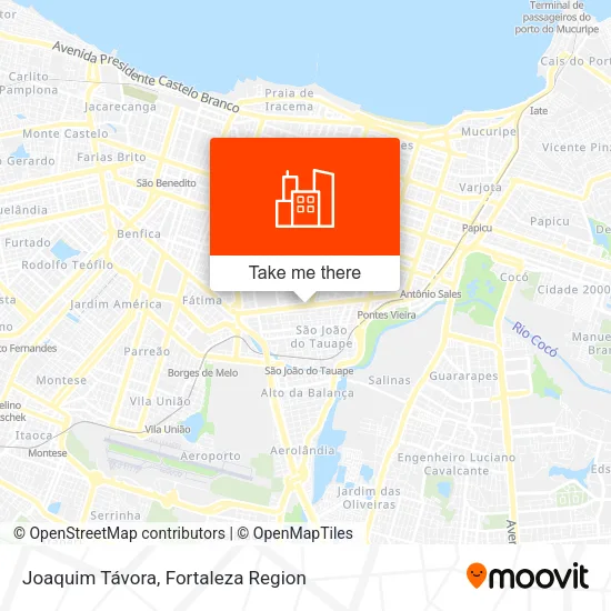 Joaquim Távora map