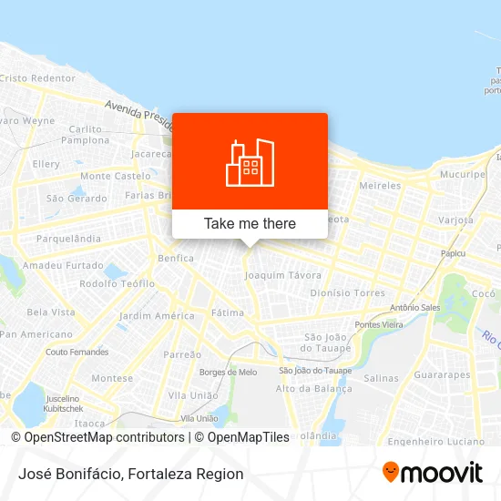 José Bonifácio map