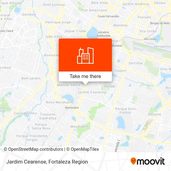 Jardim Cearense map