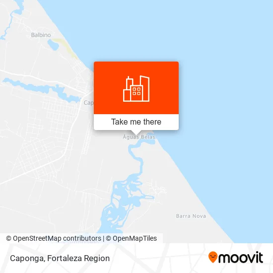Caponga map