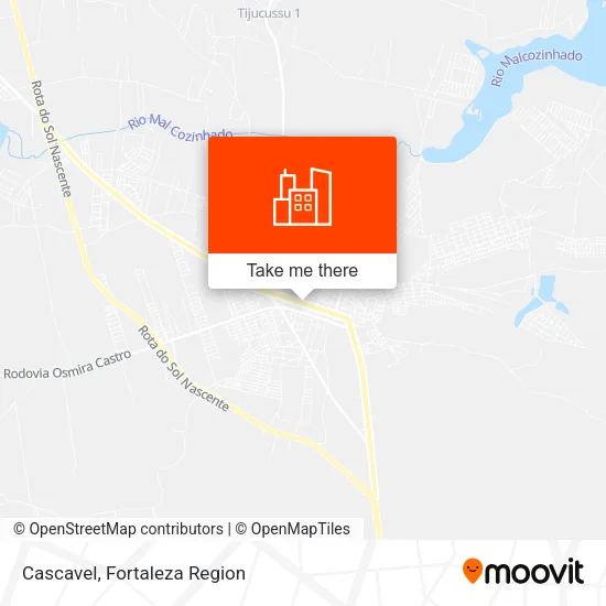 Cascavel map
