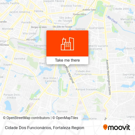 Cidade Dos Funcionários map