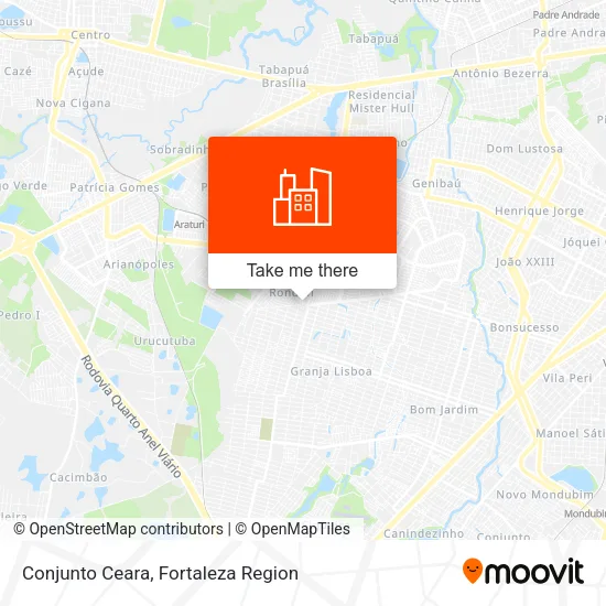 Conjunto Ceara map