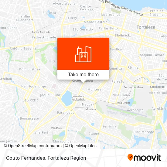 Couto Fernandes map