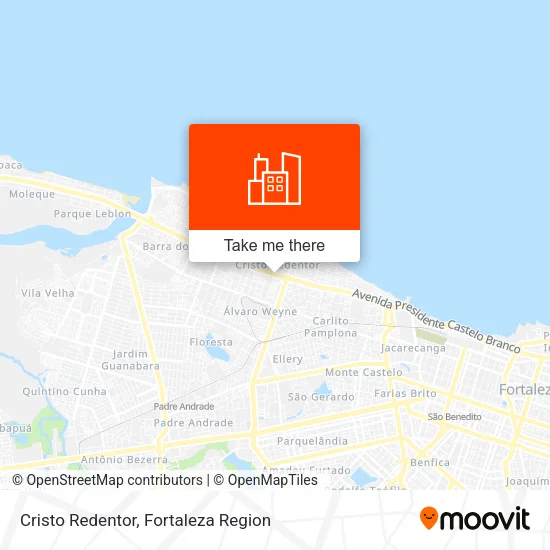 Cristo Redentor map