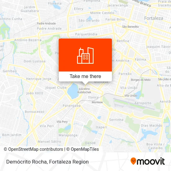 Demócrito Rocha map