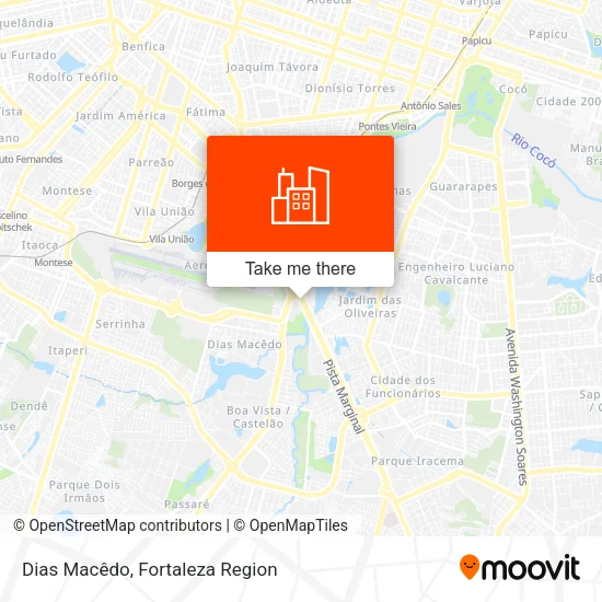 Dias Macêdo map