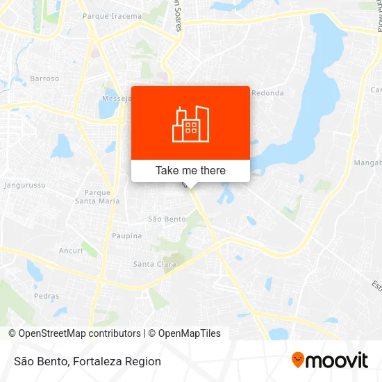 São Bento map